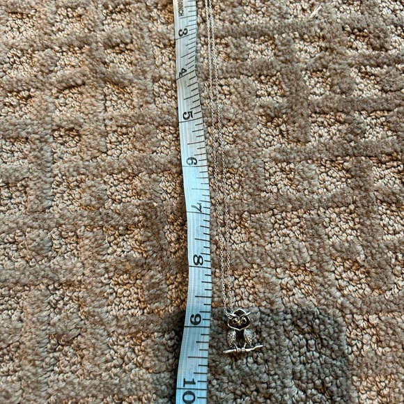 Sterling Silver Owl Necklace - Picture 4 of 5